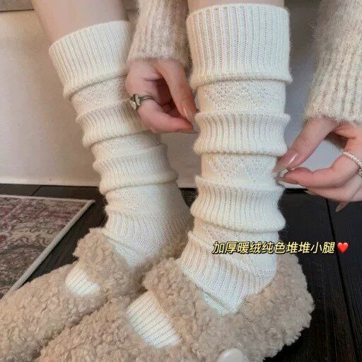 小腿袜子女冬天加厚保暖女袜针织羊毛袜堆堆袜长筒袜菱格保暖袜套,女士内衣/男士内衣/家居服,长筒袜,淘宝优惠券,粉丝福利购,淘宝优惠卷