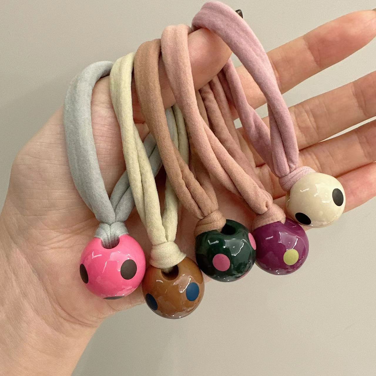牛奶绒橡皮筋女扎头发圈女高马尾