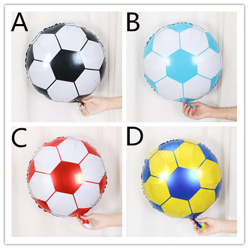 18寸足球铝膜气球 世界杯酒吧KTV狂欢派对铝箔球Football Balloon