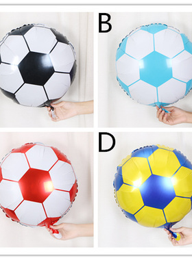 18寸足球铝膜气球 世界杯酒吧KTV狂欢派对铝箔球Football Balloon