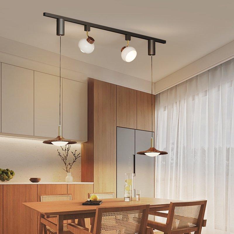 励昌中古风飞碟餐厅吧台岛台吊灯