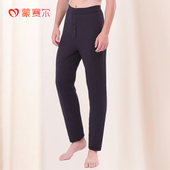 蒙赛尔男士 棉裤 中老年羊毛保暖裤 604加厚宽松仿兔毛护膝秋衣秋裤