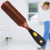 娇歌棕色密齿梳卷发造型梨花头密齿梳子2025新款 女家用蓬松颅顶