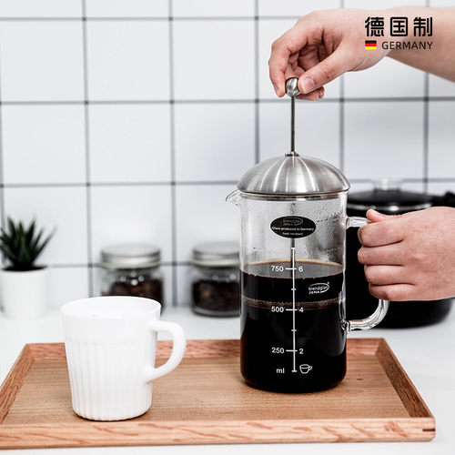 德国TrendglasJena玻璃法压壶