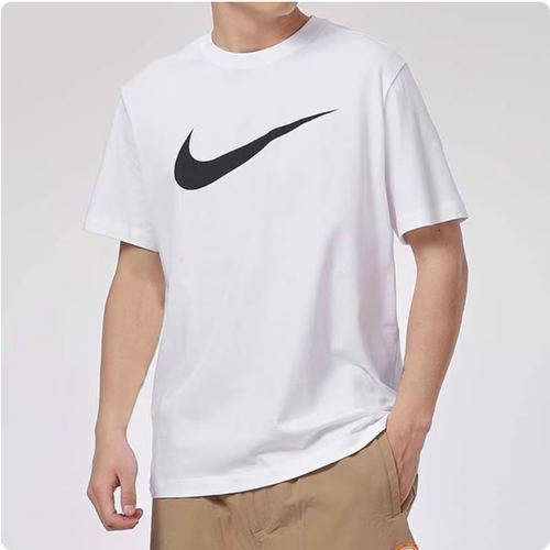 现货NIKE耐克 男子圆领训练针织大勾休闲透气短袖T恤 DC5095-100