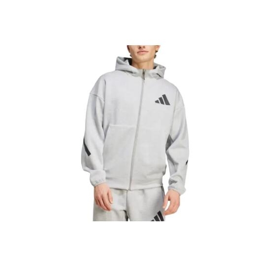 ADIDAS阿迪达斯男24夏纯色合身拉链长袖夹克外套JD9600 JF2450