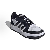 adidasneoEntrap舒适防滑耐磨低帮板鞋 男女同黑白 JI2560