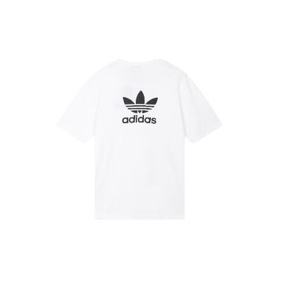 现货特价Adidas三叶草系列男款圆领宽松运动休闲短袖T恤GN3453