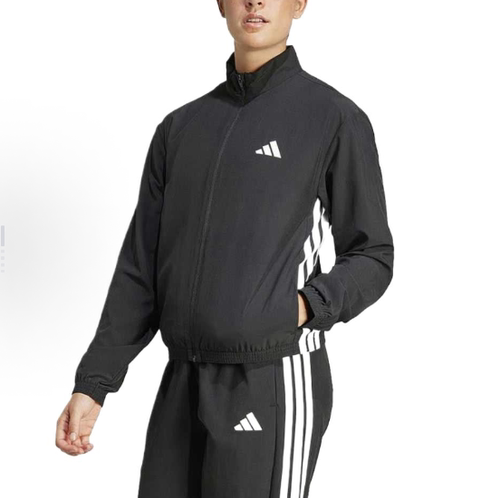 adidasSportPerformance舒适耐磨透气防风夹克外套女黑色 JD6539