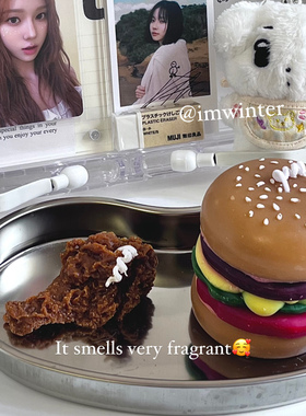 巨无霸THE MOMENT HOME汉堡炸鸡香熏蜡烛圣诞生日礼物伴手礼卧室