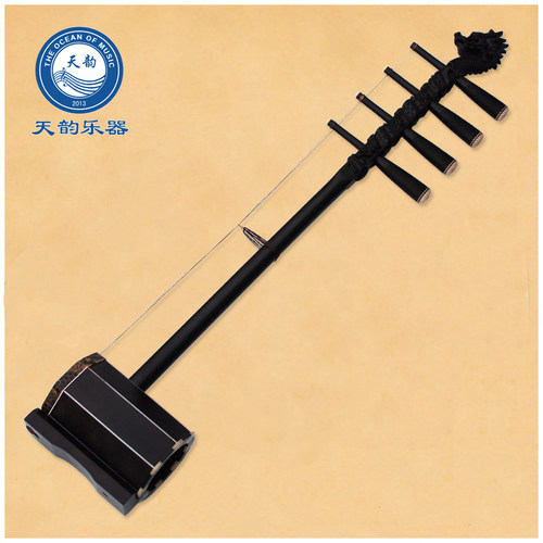 民族乐器四弦黑檀盘龙中音蒙古乐器四胡专业演奏级考级送配件齐全
