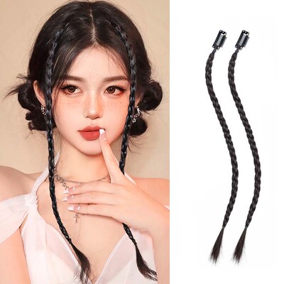 发夹网红甜酷y2k脏辫辣妹拳击辫