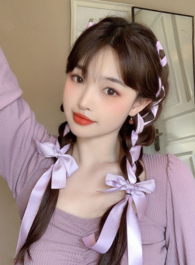 少女感拳击假日出游辣妹麻花辫