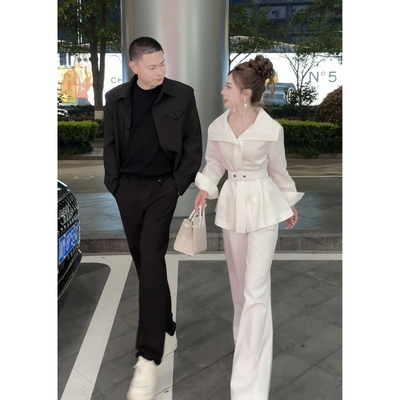 董小姐高端女装春夏白衬衫白裤套