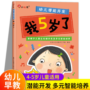 我5岁了 6到六岁孩子阅读绘本适合男孩专注力游戏 幼儿思维逻辑训练书5岁小孩看 书五岁宝宝开发智力书迷宫儿童书籍幼儿图书益智4