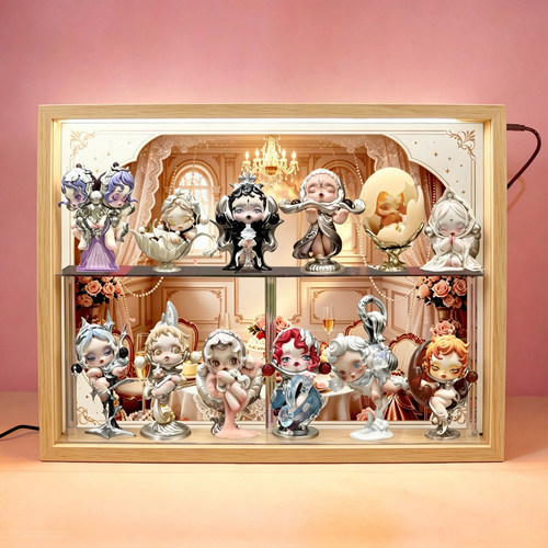 SKULLPANDA餐桌系列盲盒展示盒