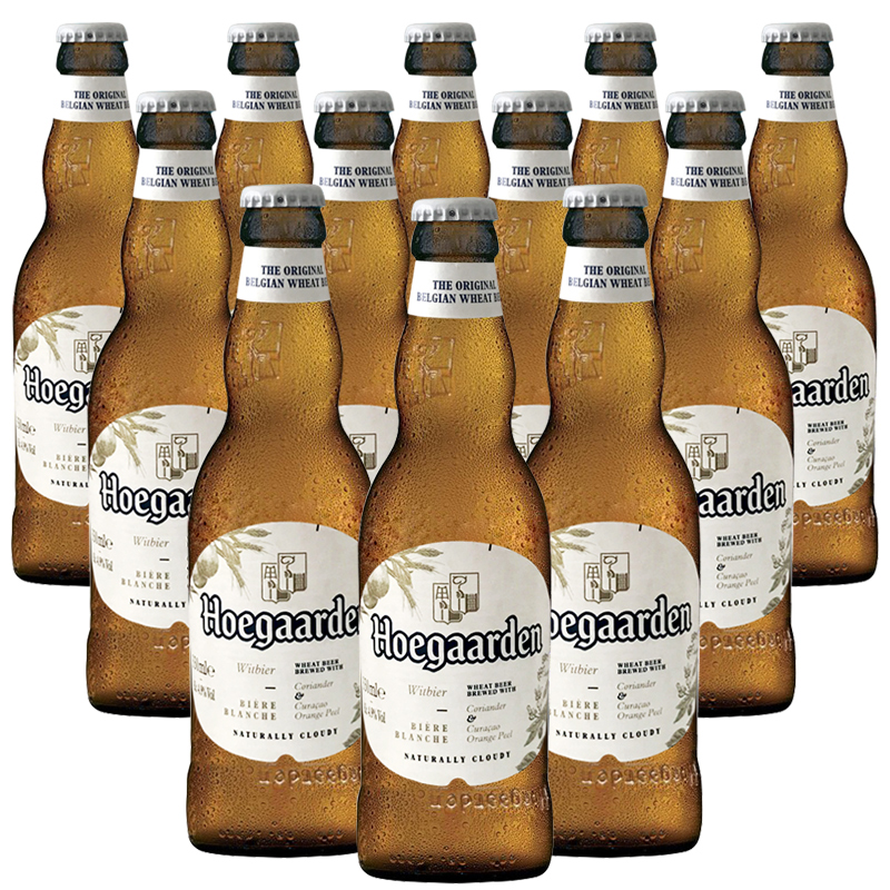 进口福佳 保税区直邮 比利时原装进口福佳白啤酒330ml*12瓶整箱