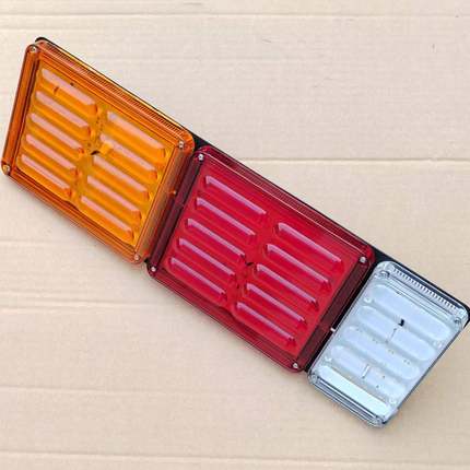 电子LED巨能王后尾灯半挂车大货车后尾灯总成倒车刹车灯24V防水6D