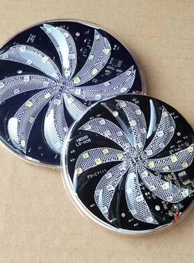 汽车LED风车爆闪灯七彩旋转灯警示雾灯7彩风火轮摩托车12V24V彩灯