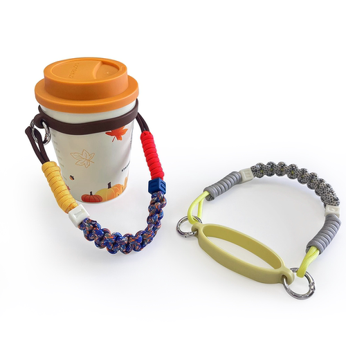 水杯保温杯咖啡杯水壶挂绳杯套硅胶圈带子手提杯带适用Stanley等