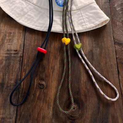 帽子专用防风绳口罩挂绳眼镜绳