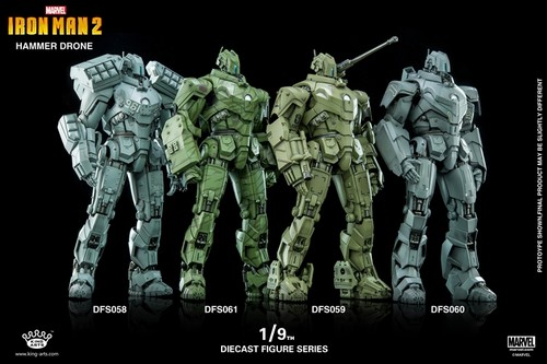 kingarts ka1:9 钢铁侠士兵海陆空军海军反派敌人陆战配角套装4个