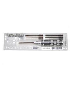AM COMBO QUICK DRIVE TIPCADDY SET - METRIC - 7 PCS Honeycomb