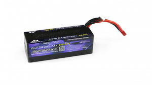AM Lipo 6750mAh 4S - 14.8V 55C Continuous 110C Burst wire wi
