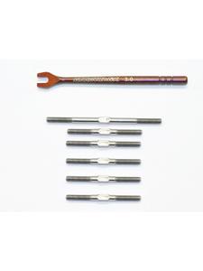 ARROWMAX Turnbuckle Set for Schumacher Mi5 (Titanium)