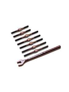 ARROWMAX Turnbuckle Set for Yokomo B-MAX4 (Spring Steel)