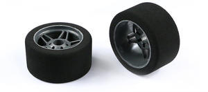 ARROWMAX 1/8FoamTyre Rim37MM Front 30 Shore Carbon(2) 海绵胎
