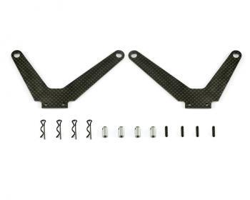 serpent 蛇仔 Battery mount plate carbon set SRX8E 600951