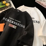 2025夏季新款麂皮绒短袖圆领T恤潮流星座301D-1-JX1250-P28，男装T恤，星座301D-1