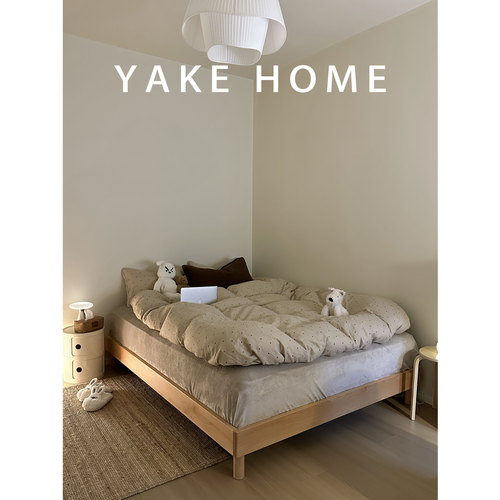 两种睡感~一面双层纱一面牛奶绒