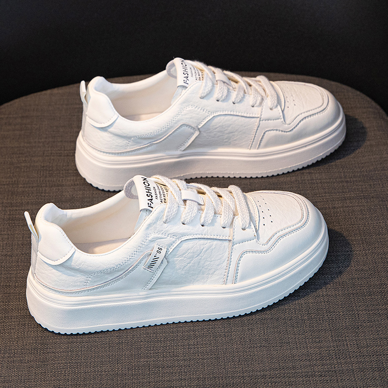 真皮软底小白鞋女平底休闲板鞋