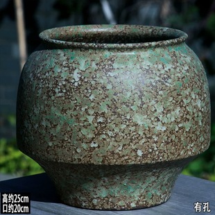 复古透气陶盆三角梅冬青陶土盆大号多肉盆蝴蝶兰花盆家用龟背竹盆