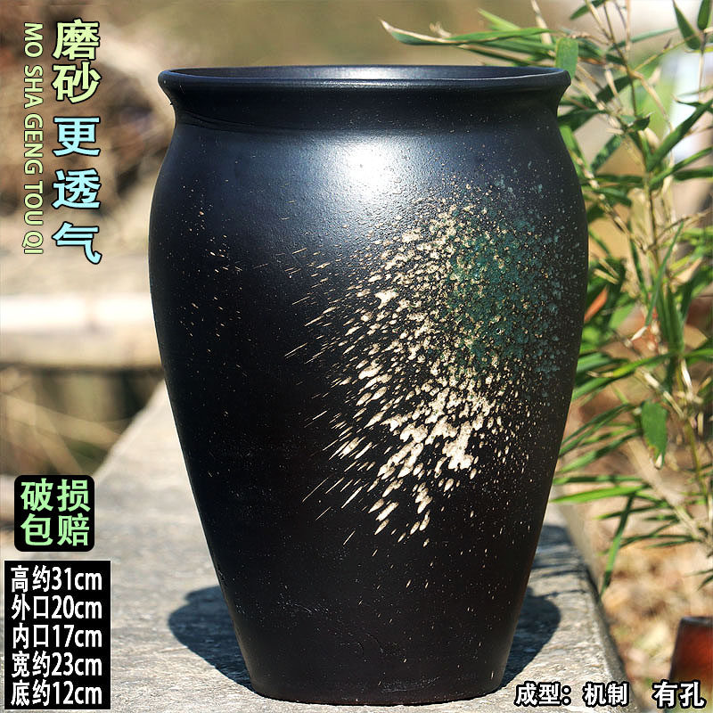 高筒粗陶透气老桩花盆大号三角梅陶土盆多肉陶瓷盆超大兰花盆复古,鲜花速递/花卉仿真/绿植园艺,花盆,淘宝优惠券,粉丝福利购,淘宝优惠卷