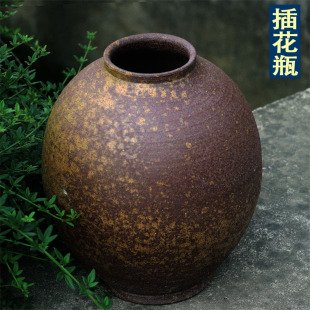 插花器花瓶陶瓷花盆无孔水培花艺花盆水养复古坛子老式民宿摆件罐