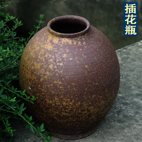 插花器花瓶陶瓷花盆无孔水培花艺花盆水养复古坛子老式民宿摆件罐