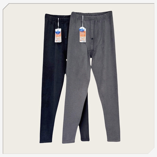 秋冬款 row同面料高士线柔软高弹保暖发热绒裤 进口澳绒打底裤 男士