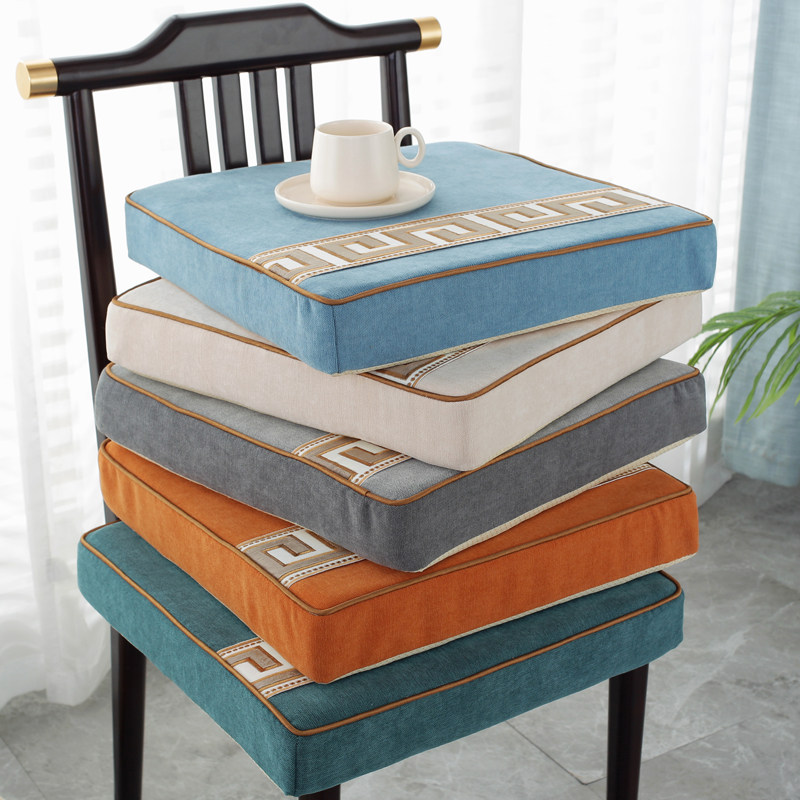 加厚增高高密度海绵椅子垫可定制飘窗垫换鞋凳新中式实木沙发坐垫