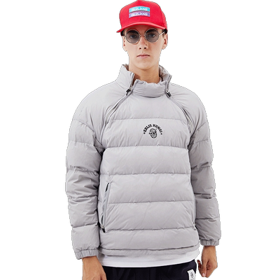 Eblishungi设计国潮双开叉羽绒服