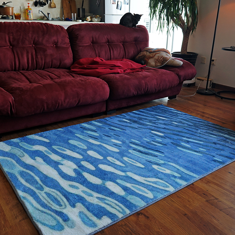 波浪客厅卧室地毯TRIPPY仿羊绒