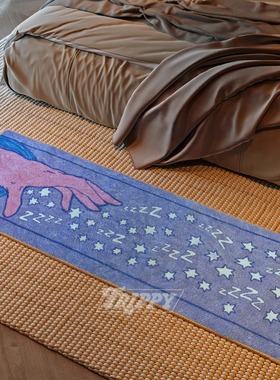 TRIPPY原创设计 赐你一个好觉 甜梦催眠 失眠症治疗 卧室床边地毯