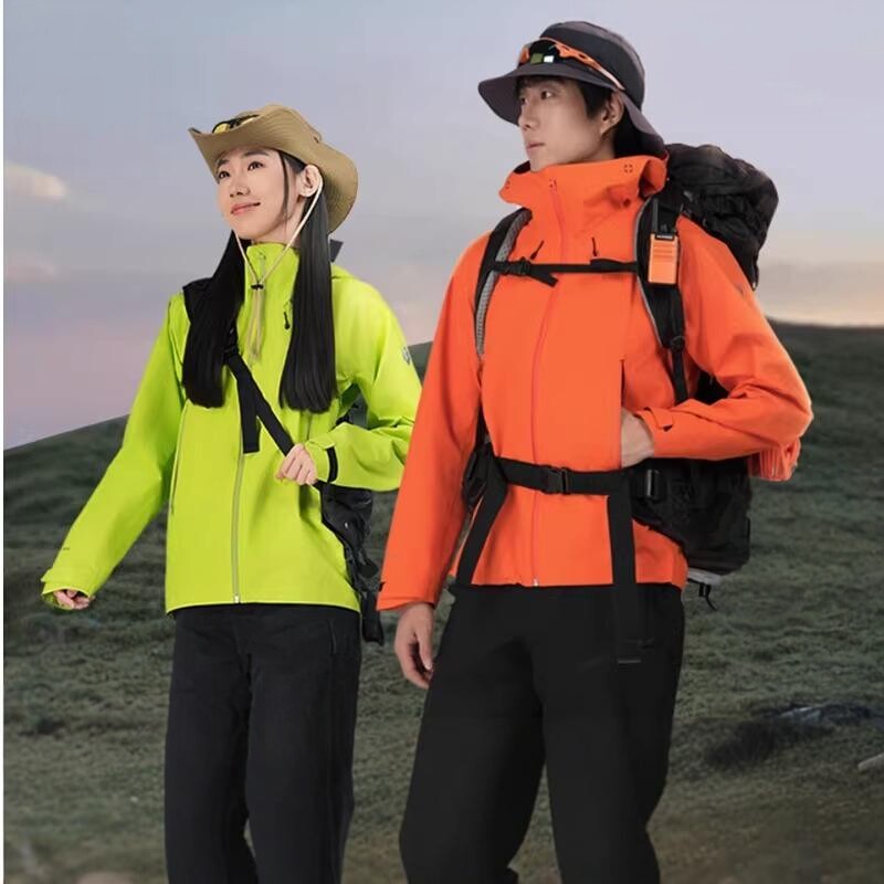 【黄金甲PRO】思凯乐户外硬壳冲锋衣全天候3L登山服外套F2826D09
