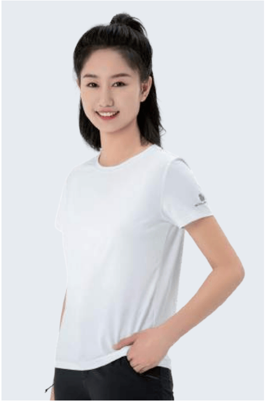 思凯乐简约圆领短袖T恤2024夏季新款F4113603纯色速干衣 F4103603