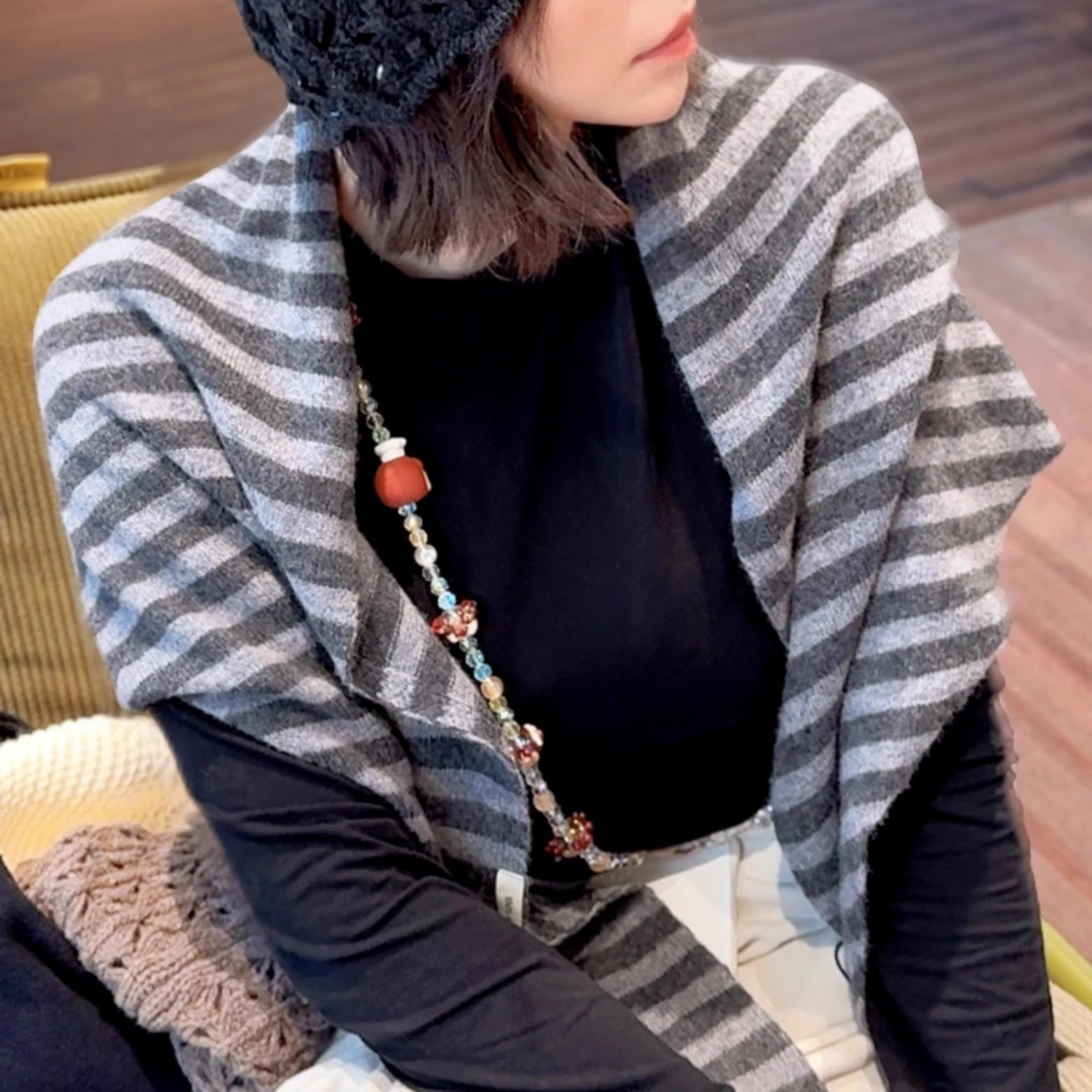 女秋冬羊毛针织头巾三角巾小众百搭围巾舒适软糯护颈披肩围脖韩版,服饰配件/皮带/帽子/围巾,围巾/丝巾/披肩,淘宝优惠券,粉丝福利购,淘宝优惠卷