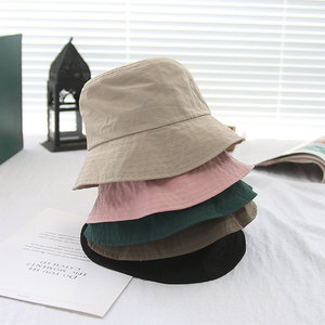 韩国显脸小遮阳渔夫帽子女春夏旅游防水速干薄盆帽防晒帽太阳帽男