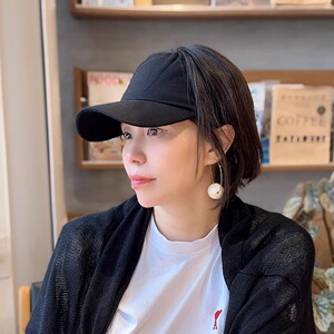 韩国进口简约防晒遮阳帽子女夏季纯棉骑车时尚跑步运动空顶帽凉帽