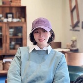 韩国字母刺绣棒球帽子春夏女百搭时尚 休闲软顶轻薄遮阳帽鸭舌帽男